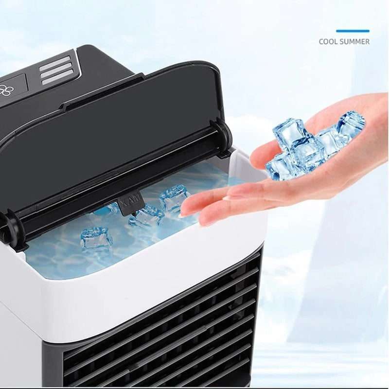 Mini Ar Condicionado Portátil Cooler Umidificador  Refrigerador Pessoal