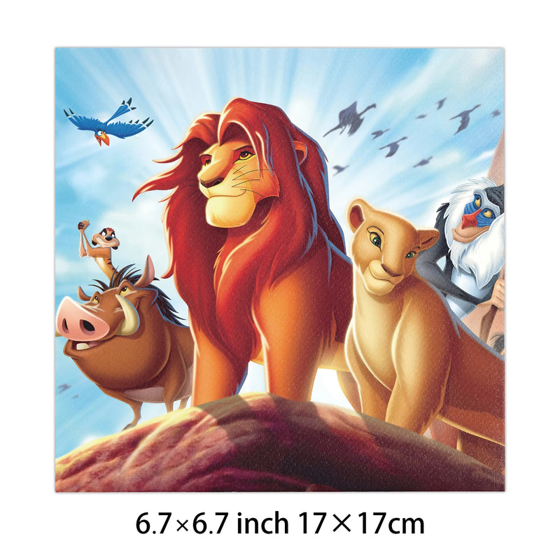 New Lion King Simba Birthday Party Decorations Disposable Tableware Balloon Tablecloth Paper Plates Napkins for Kids Baby Shower