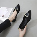 Flat Single Shoes Women's 2024 Loafers Fashion Ladies Comfortable Luxury Rhinestone Brand Shoes Black Woman Autumn Summer