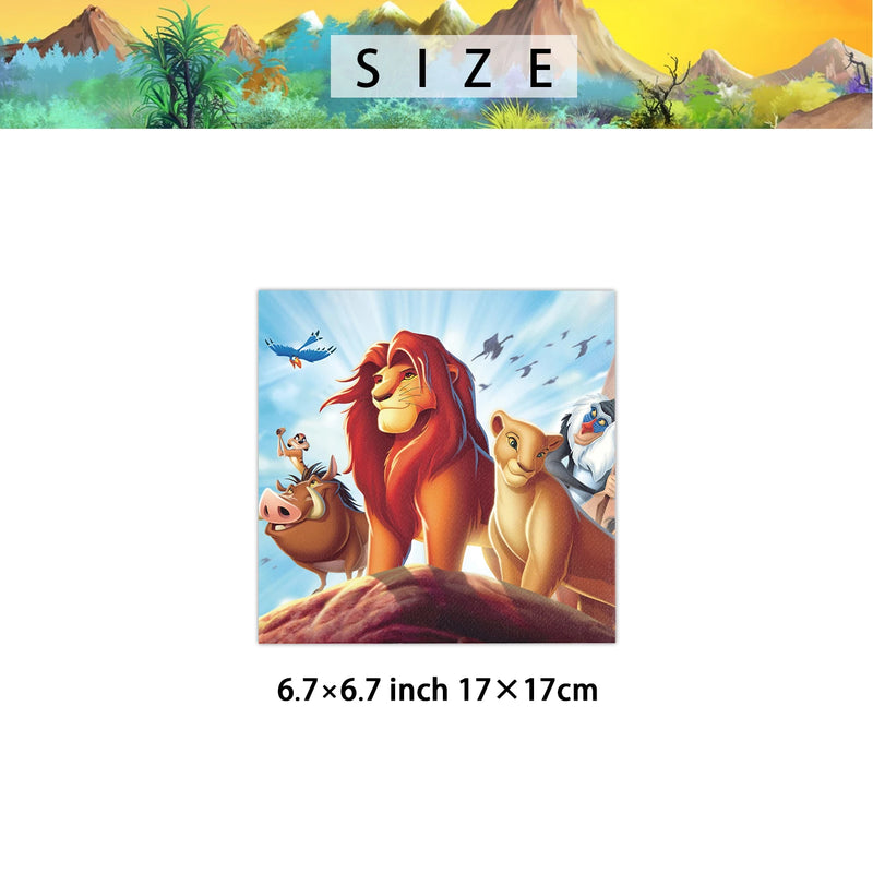 New Lion King Simba Birthday Party Decorations Disposable Tableware Balloon Tablecloth Paper Plates Napkins for Kids Baby Shower