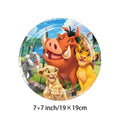 New Lion King Simba Birthday Party Decorations Disposable Tableware Balloon Tablecloth Paper Plates Napkins for Kids Baby Shower