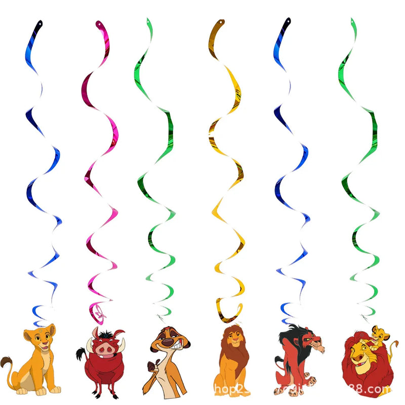 New Lion King Simba Birthday Party Decorations Disposable Tableware Balloon Tablecloth Paper Plates Napkins for Kids Baby Shower