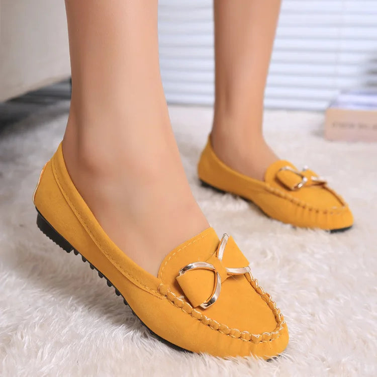 Women's Flat Shoes Fashion Casual Lofers 2023  Ladies Elegant Butterfly-Knot Comfortable Shoes Women Soft Classic Office Shoes